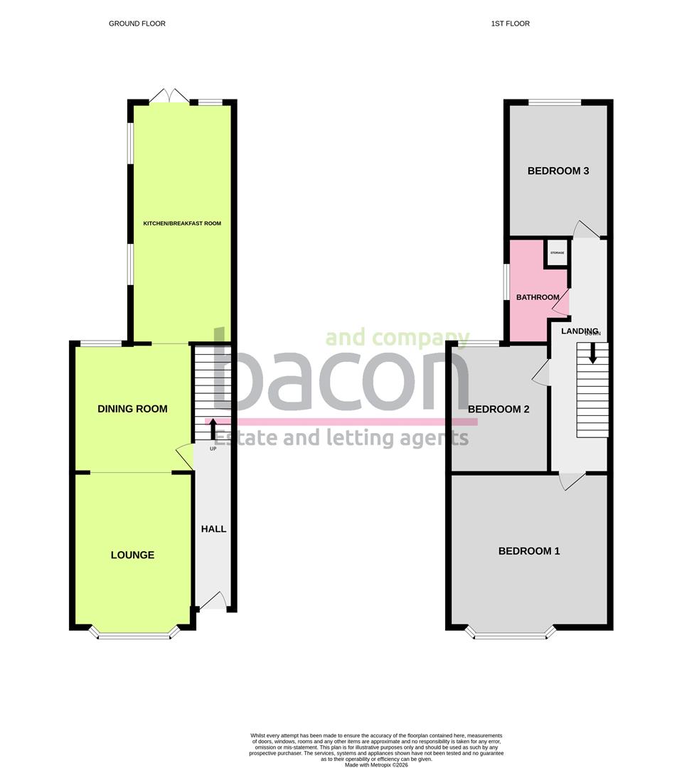 Floor Plan | House - Terraced | King Street, Broadwater, Worthing | For Sale